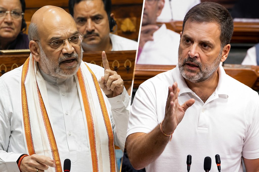 rahul gandhi and amit sah