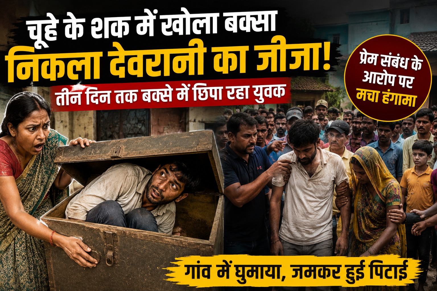 उरई वायरल वीडियो, उरई न्यूज़, कालपी वायरल मामला, उत्तर प्रदेश वायरल खबर, बक्से में छिपा युवक, उरई अजीब मामला, कालपी कोतवाली, यूपी न्यूज़, वायरल वीडियो न्यूज़, उरई लेटेस्ट न्यूज़